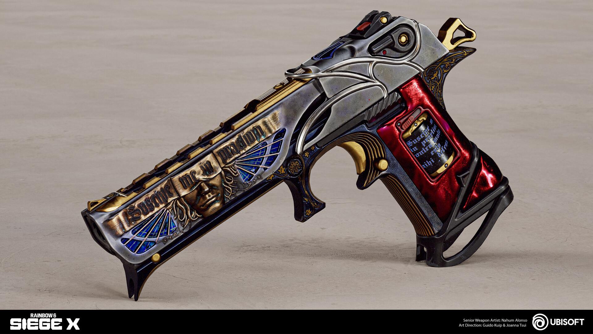 The Valkyrie Paragon D50 skin in Tom Clancy's Rainbow Six Siege X, showcasing the high-fidelity visuals achieved with the new asset pipeline.